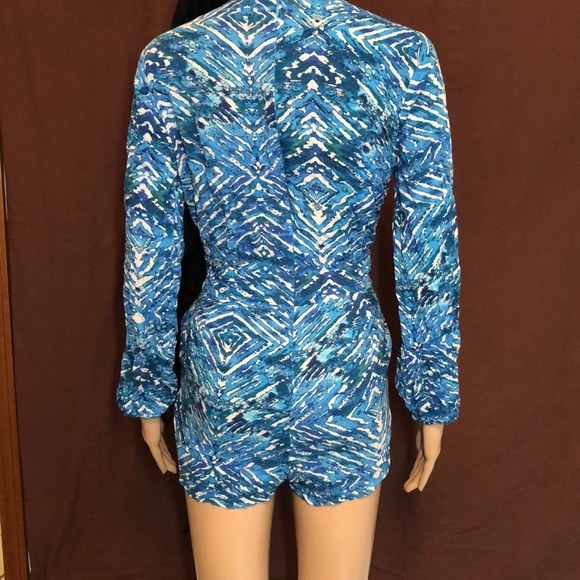 Pretty Blue Romper - Picture 2 of 2